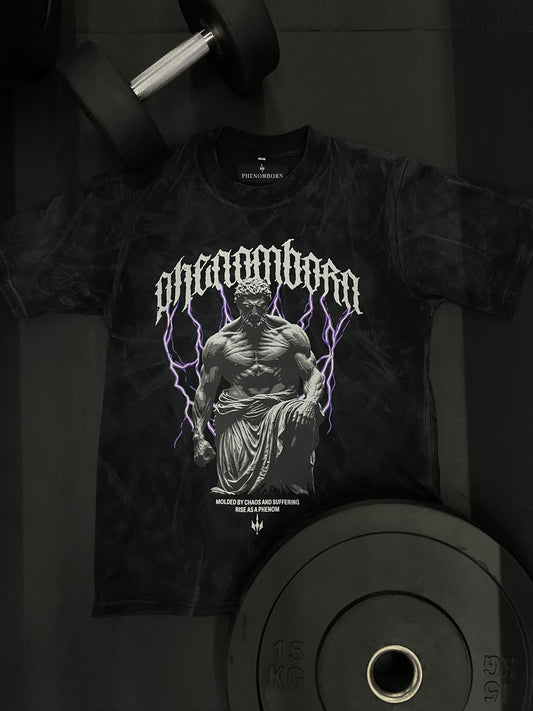 “PHENOMBORN” ACID WASHED TEE